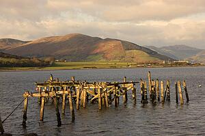 Tidal estuary, Rothesay, Isle of Bute, Scotland