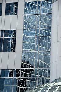 Highrise reflections, Vancouver, British Columbia, Canada 