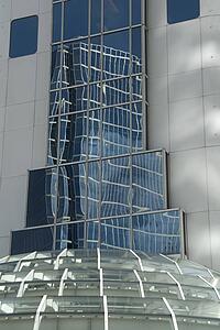 Highrise reflections, Vancouver, British Columbia, Canada 
