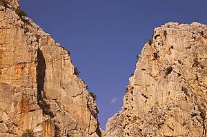 El Chorro gorge near Alora. Desfiladero de los Gaitanes. Malaga Province, Spain 