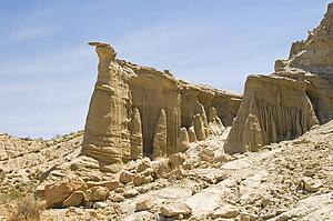 Rock formations, Red Rock Canyon State Park, California, USA 