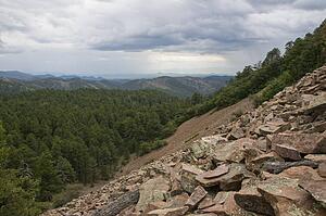 Rock slide, Chiricahua Mountains, Arizona, USA