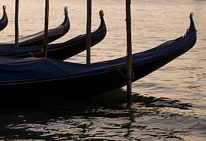 Venice, Italy; Gondolas 