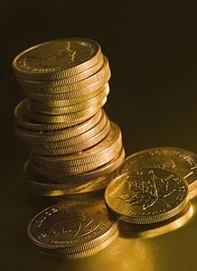 Gold coins 