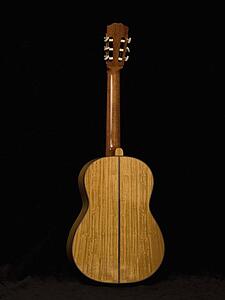 Studio shot of an acoustic guitar