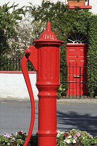 Stradbally, Co Waterford, Ireland; Old water pump