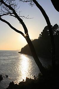 Ring of Kerry, Blackwater, Co Kerry, Ireland; Sunset over bay