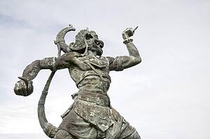 Pecatu village, Nusa Dua, Bali, Indonesia; Statue