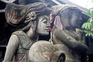 Bali, Indonesia; Balinese statues
