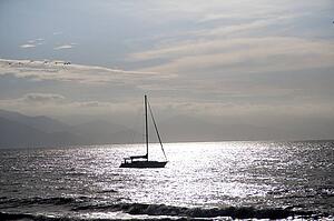 Puerto Vallarta, Mexico; Sailboat