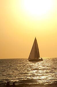 Puerto Vallarta, Mexico; Sailboat 