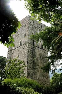 Ravello, Italy; Ancient tower