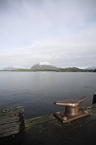 Tofino, British Columbia, Canada; View from the harbor