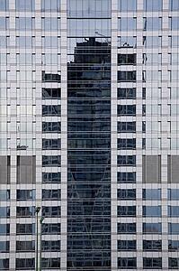 Bangkok, Thailand; Reflection on skyscraper