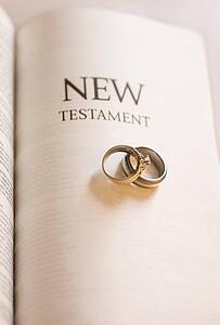 Holy matrimony; New Testament and wedding rings