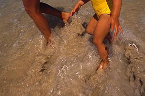 Stirring up sand