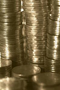 Stacks of coins