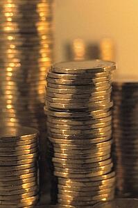 Stacks of loonies