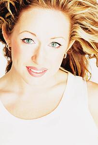 Bright portrait of woman