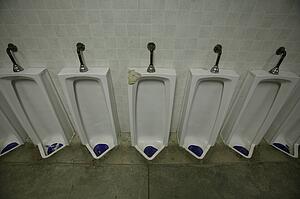 Row of urinals