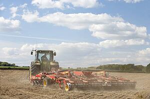 Tractor Preparing Soil