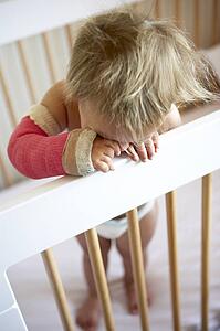 Crying Toddler With Arm In Cast