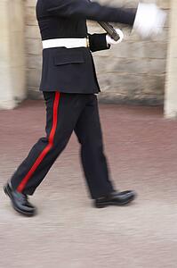 Detail Of Marching Soldier