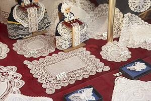 Display In Brussels Lace Shop 