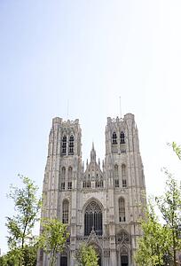Saint Michael and St Gudula Cathedral in Brussels
