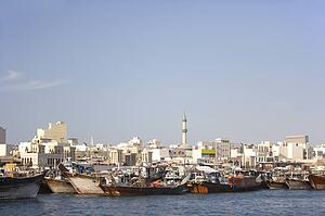 View Of Buildings From Dubai Creek