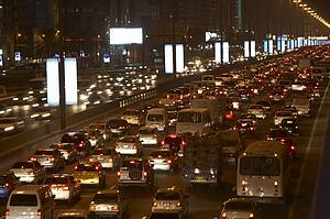 Dubai, Congestion At Night