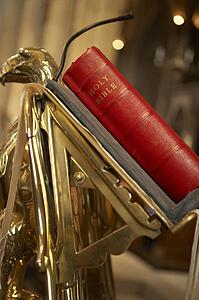Bible On Lectern In Bristol Cathedral