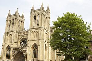 Exterior Of Bristol Cathedral, UK