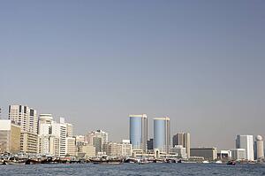 View Of Buildings From Dubai Creek