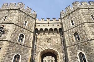 Exterior View Of Windsor Castle