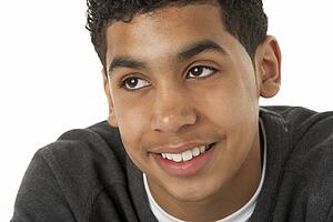 Portrait Of Smiling Young Boy