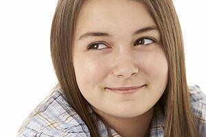 Portrait Of Smiling Young Girl