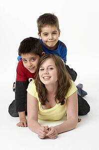 Brothers And Sister In Studio