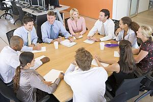 Stock Traders In A Meeting