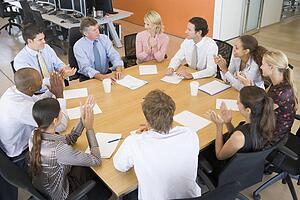 Stock Traders In A Meeting