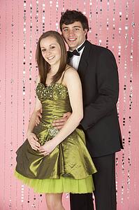 Young Couple Dressed For Party