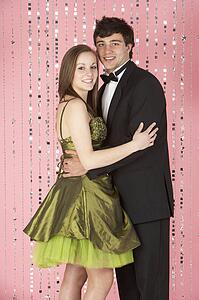 Young Couple Dressed For Party