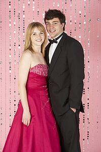 Young Couple Dressed For Party