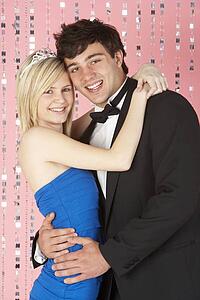 Young Couple Dressed For Party