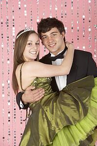 Young Couple Dressed For Party