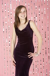 Young Girl Wearing Party Dress