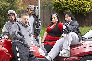 Gang Of Youths Sitting On Cars