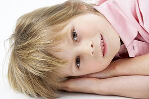Boy Laying on Stomach