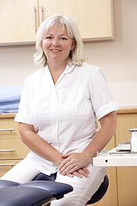 Portrait of chirpodist in clinic