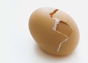 Cracked egg